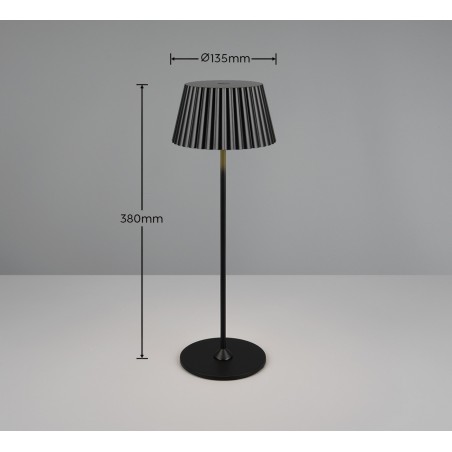 RL Lampa zewnętrzna przenośna SUAREZ R57706132 czarny