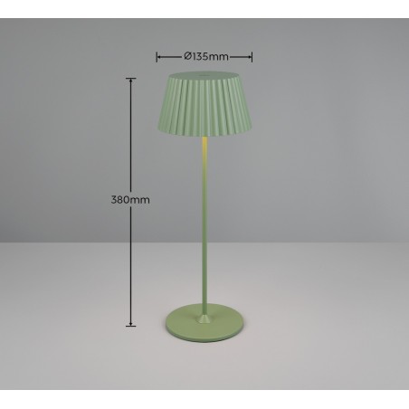 RL Lampa zewnętrzna przenośna SUAREZ R57706149 zielony