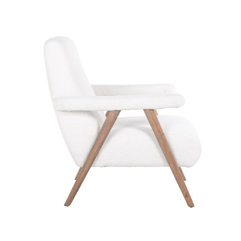 RICHMOND fotel BONO biały - trudnopalny