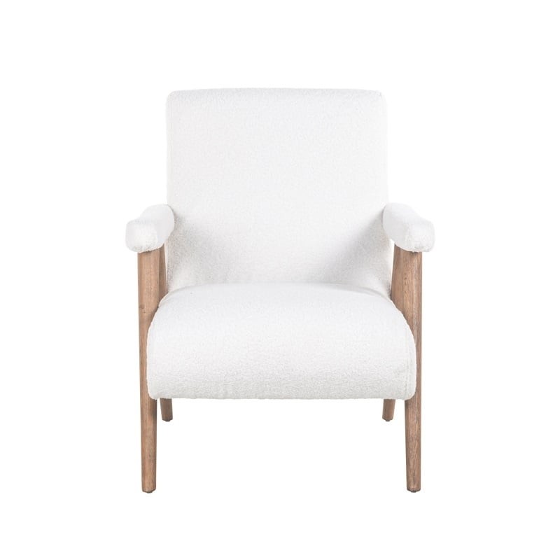 RICHMOND fotel BONO biały - trudnopalny