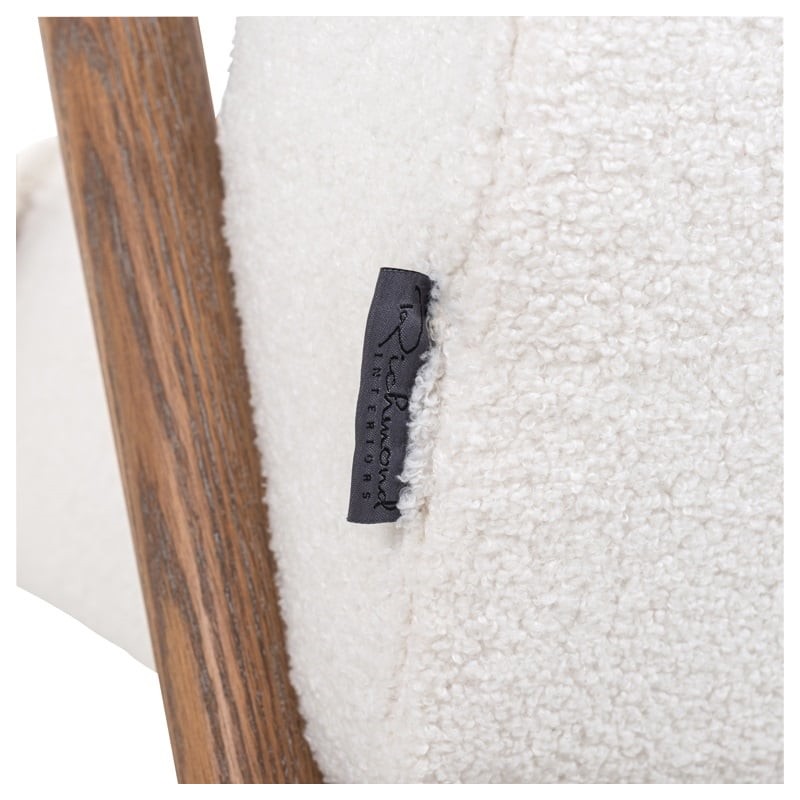 RICHMOND fotel BONO biały - trudnopalny