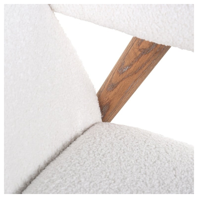 RICHMOND fotel BONO biały - trudnopalny