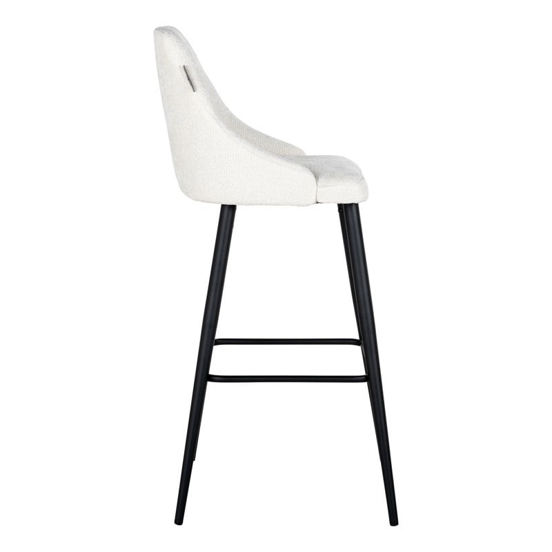 RICHMOND zestaw krzeseł barowych BROOKE 78 biały - 2 sztuki