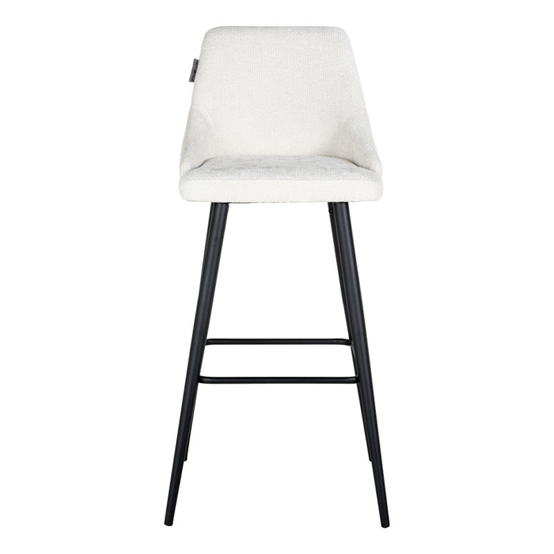 RICHMOND zestaw krzeseł barowych BROOKE 78 biały - 2 sztuki