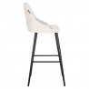 RICHMOND zestaw krzeseł barowych BROOKE 78 jasny beż - 2 sztuki