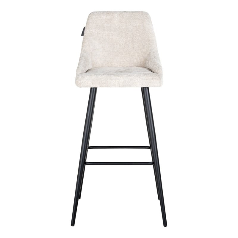 RICHMOND zestaw krzeseł barowych BROOKE 78 jasny beż - 2 sztuki