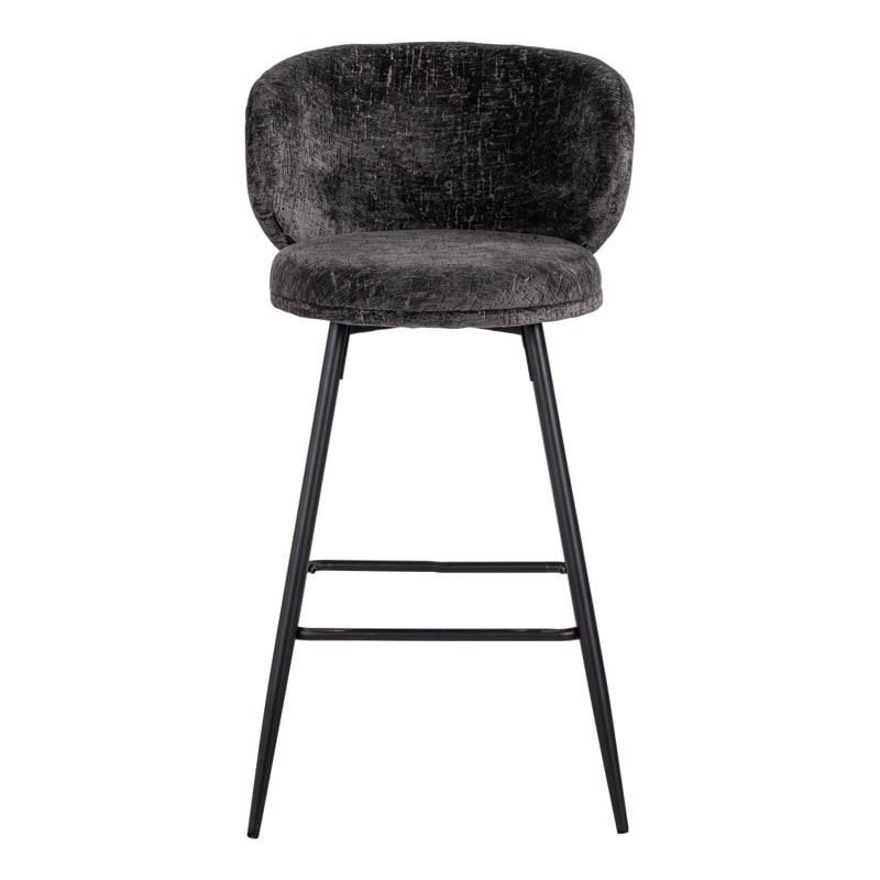 RICHMOND zestaw 2 krzeseł barowych MIMI czarny