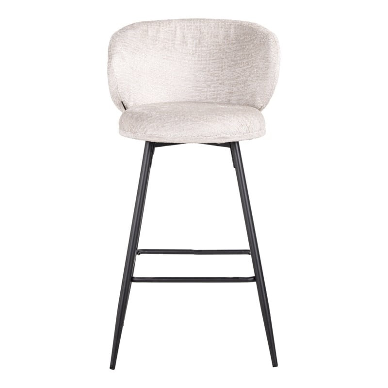 RICHMOND zestaw 2 krzeseł barowych MIMI jasny beż