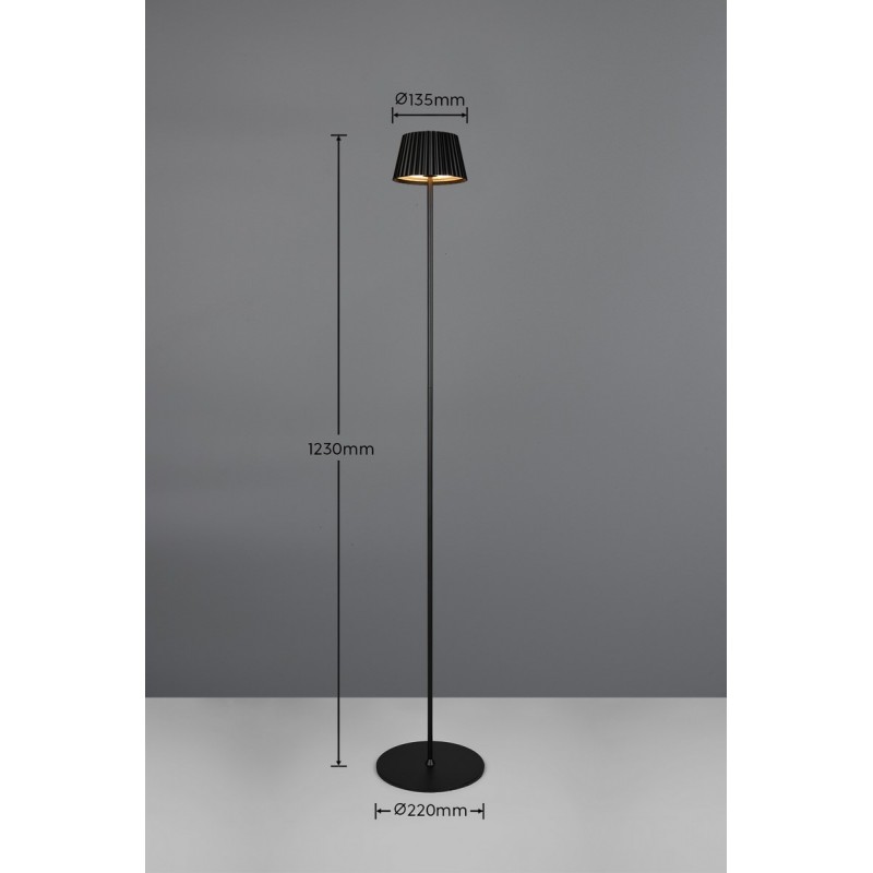 RL Lampa zewnętrzna przenośna SUAREZ R47706132 czarny