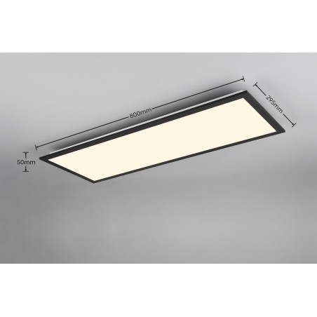 RL Lampa natynkowa LED BETA R67668032 czarny