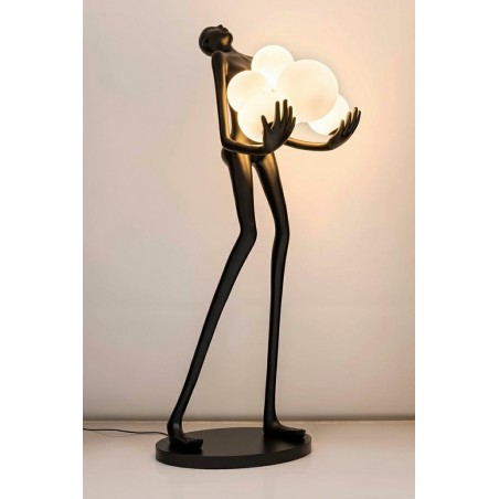 MOOSEE lampa podłogowa HUMAN PREMIUM -    włókno szklane, szkło