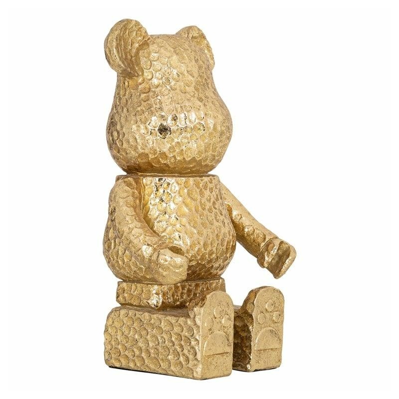 RICHMOND dekoracja SITTING BEAR złota