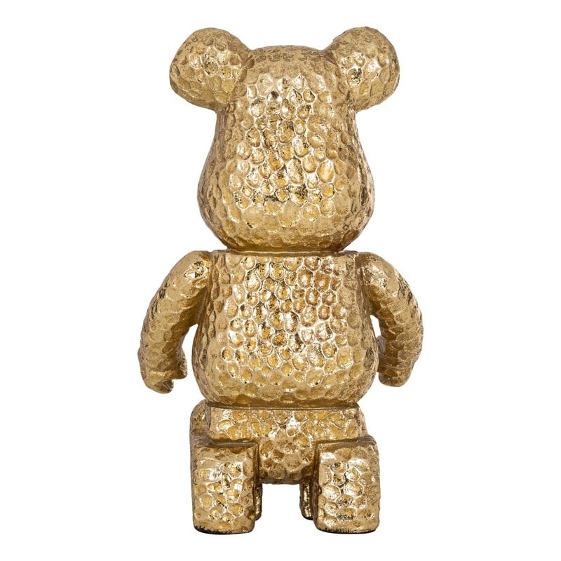 RICHMOND dekoracja SITTING BEAR złota