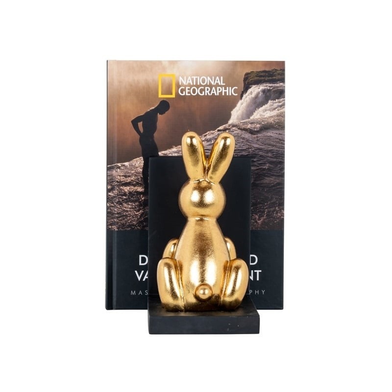 RICHMOND podpórka do książek CONY         czarno-złota