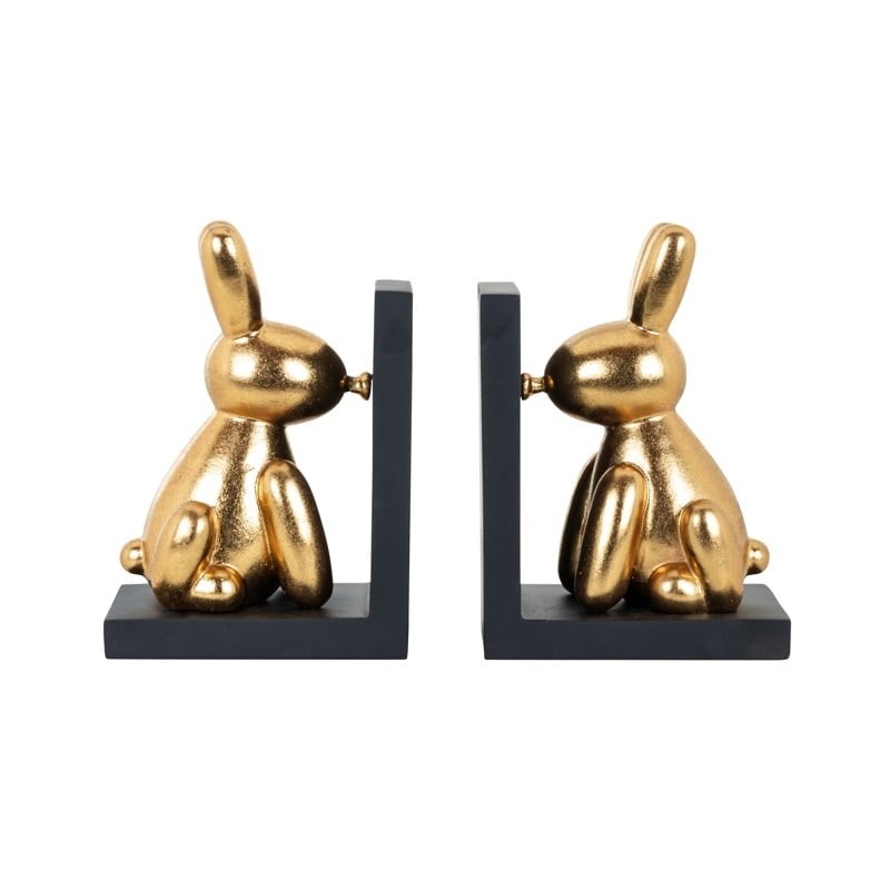 RICHMOND podpórka do książek CONY         czarno-złota