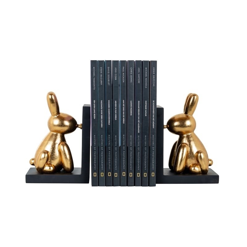 RICHMOND podpórka do książek CONY         czarno-złota