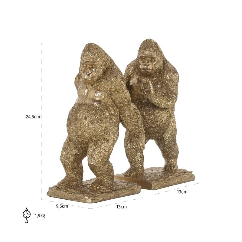 RICHMOND podpórka do książek DONKY złota