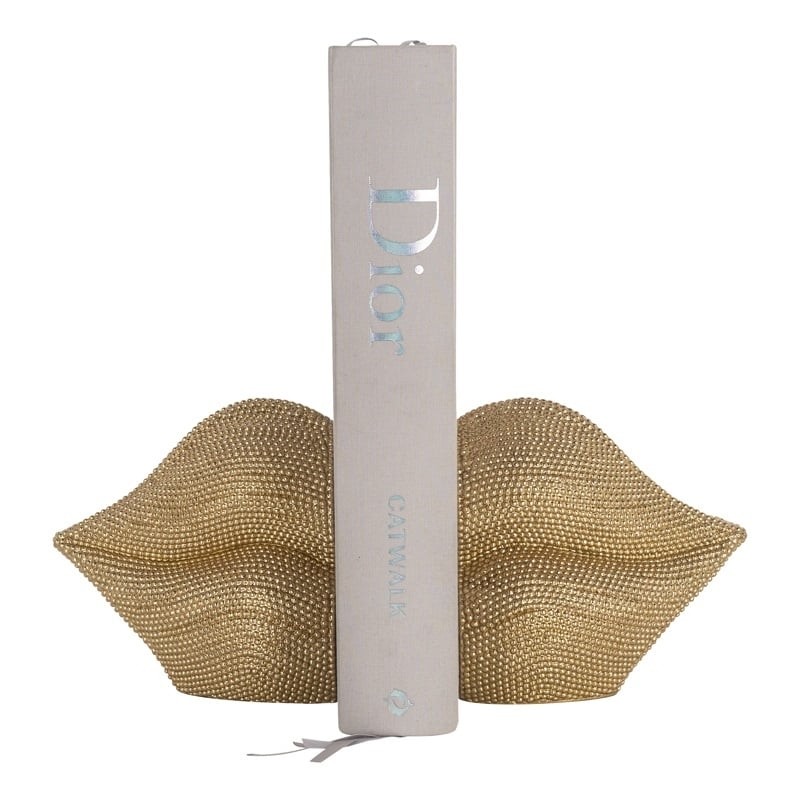 RICHMOND podpórka do książek KISS złota