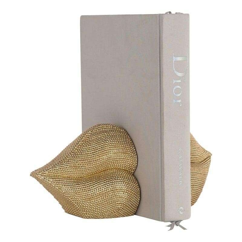 RICHMOND podpórka do książek KISS złota