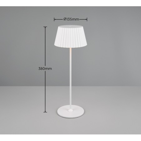 RL Lampa zewnętrzna przenośna SUAREZ R57706131 biały