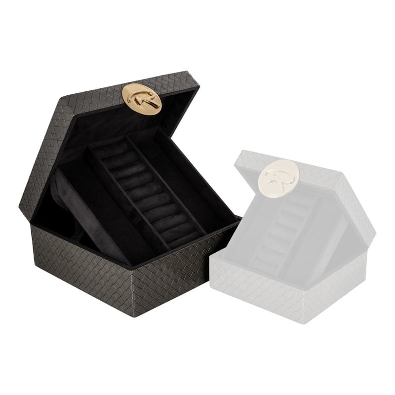 RICHMOND pojemnik na biżuterię ROSALY L   czarne