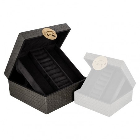 RICHMOND pojemnik na biżuterię ROSALY L   czarne