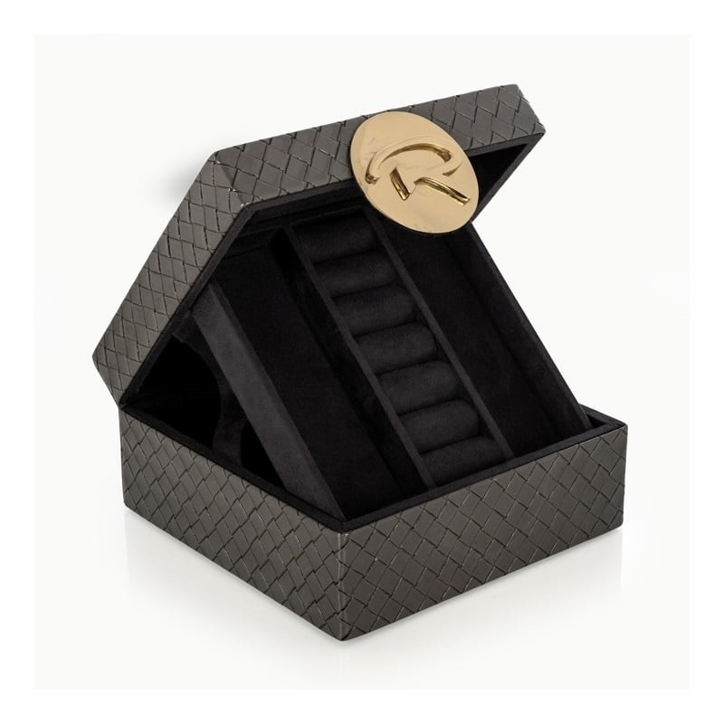 RICHMOND pojemnik na biżuterię ROSALY S   czarne