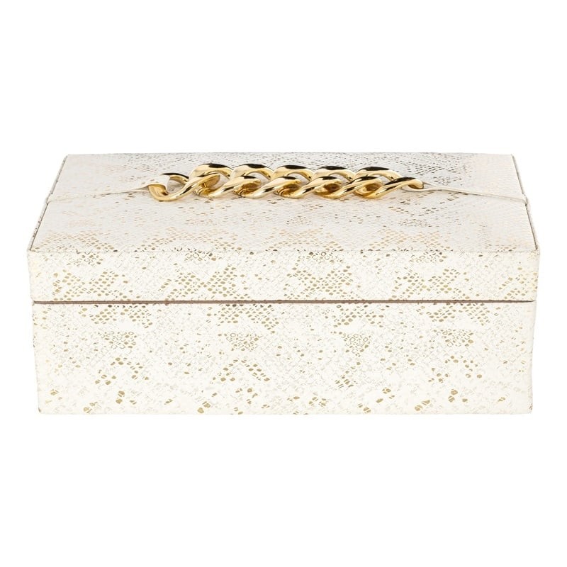 RICHMOND pudełko do przechowywania NOELL  białe