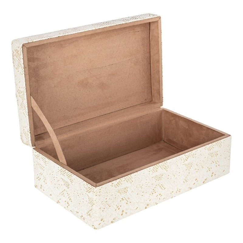 RICHMOND pudełko do przechowywania NOELL  białe