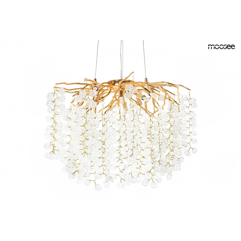 MOOSEE lampa wisząca RIVIERA 80 złota /   clear