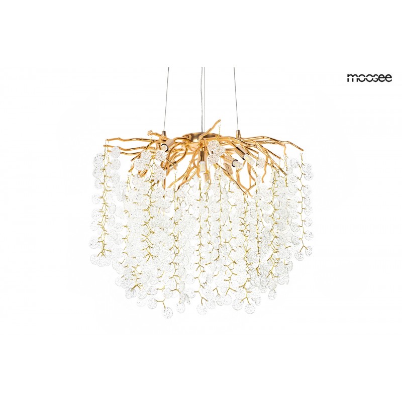 MOOSEE lampa wisząca RIVIERA 60 złota /   clear