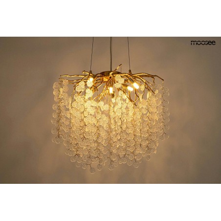MOOSEE lampa wisząca RIVIERA 60 złota /   clear