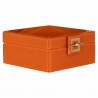 RICHMOND pojemnik na biżuterię BODINE L pomarańczowy
