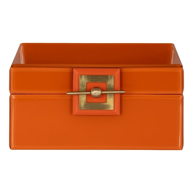 RICHMOND pojemnik na biżuterię BODINE L   pomarańczowy