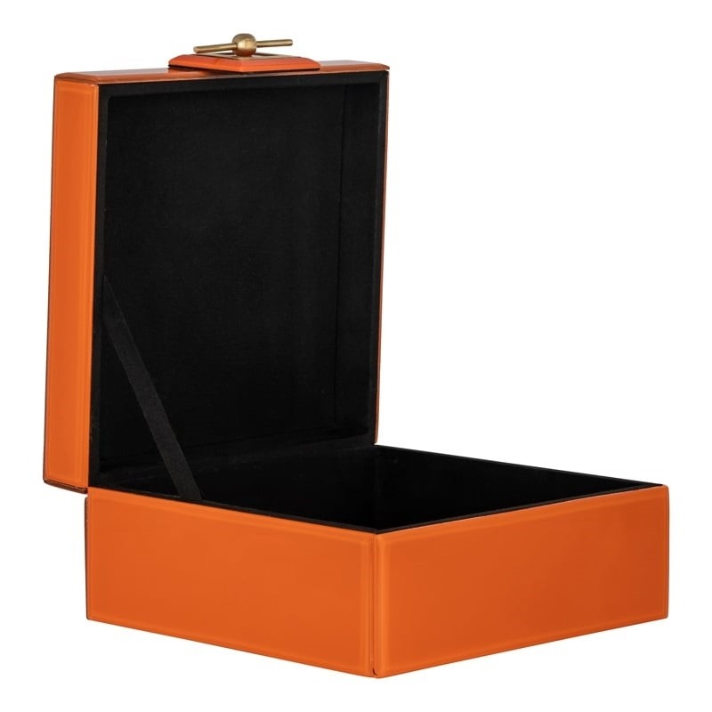 RICHMOND pojemnik na biżuterię BODINE L   pomarańczowy