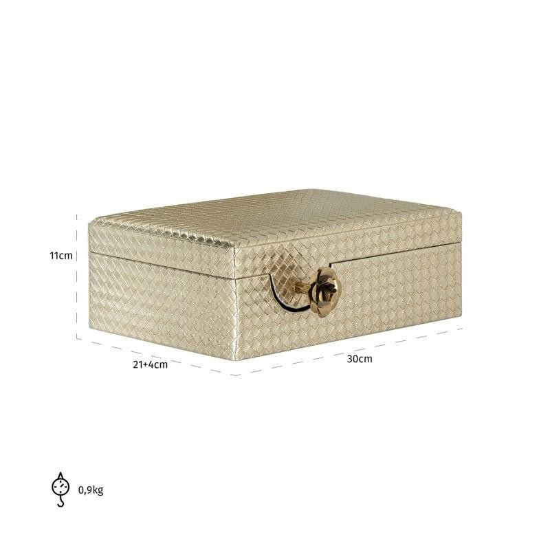 RICHMOND pojemnik na biżuterię TRACE L