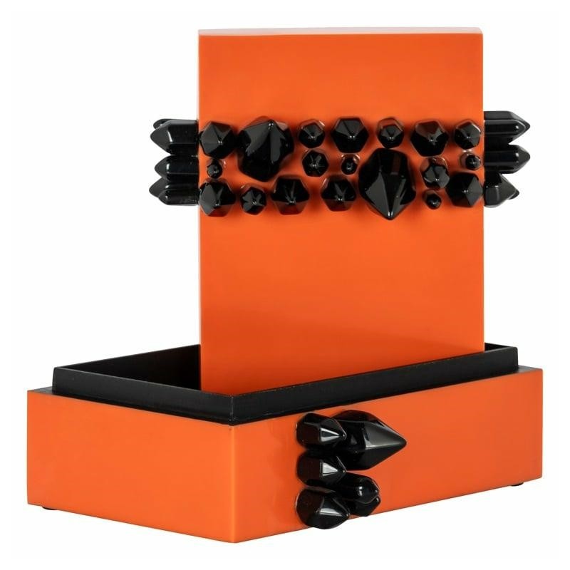 RICHMOND pojemnik na biżuterię CHARLINE   pomarańczowy