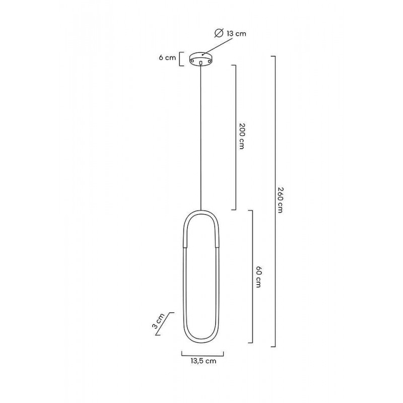 MOOSEE lampa wisząca PUZO S złota