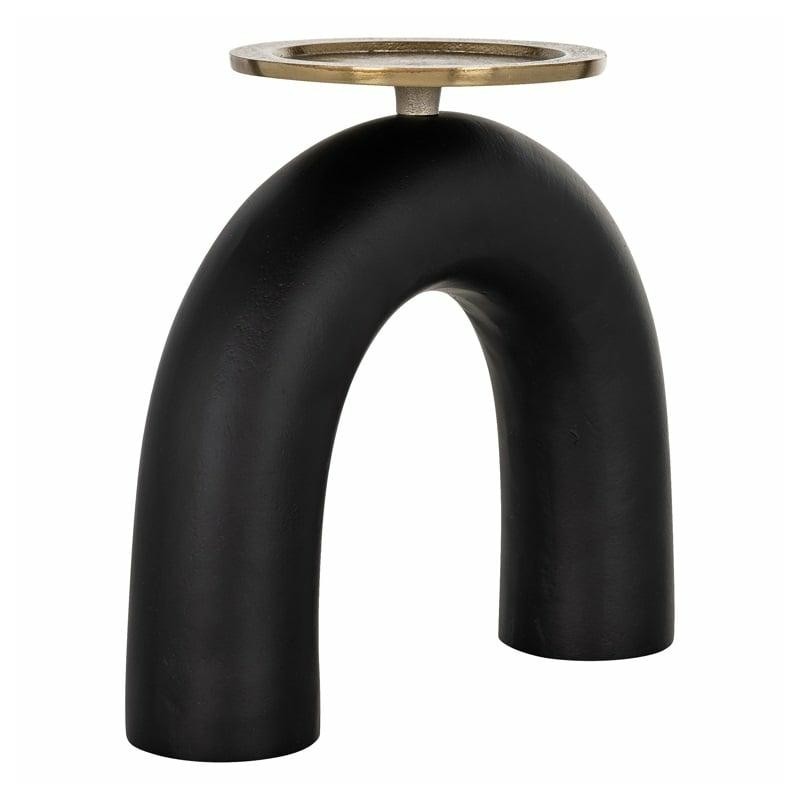 RICHMOND świecznik LIVI L czarno-złoty