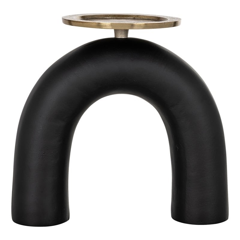 RICHMOND świecznik LIVI L czarno-złoty