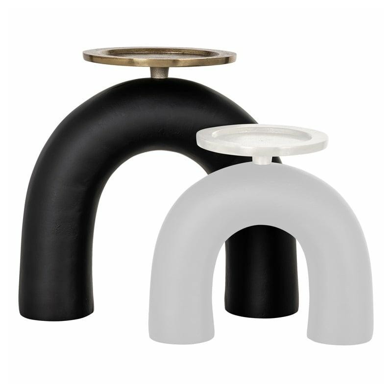 RICHMOND świecznik LIVI L czarno-złoty