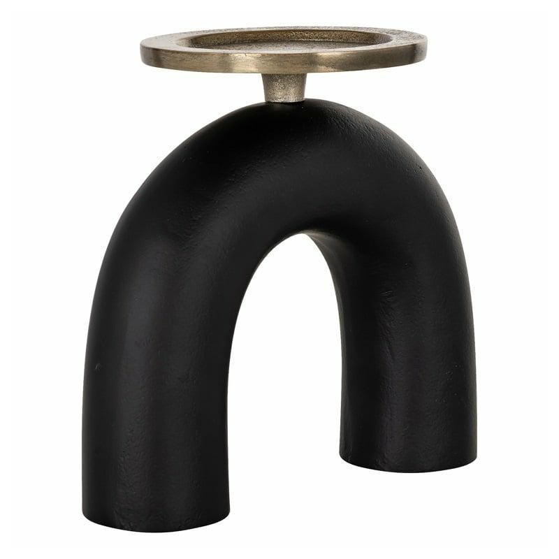 RICHMOND świecznik LIVI S czarno-złoty