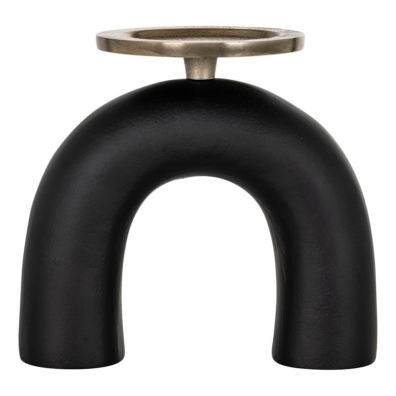 RICHMOND świecznik LIVI S czarno-złoty