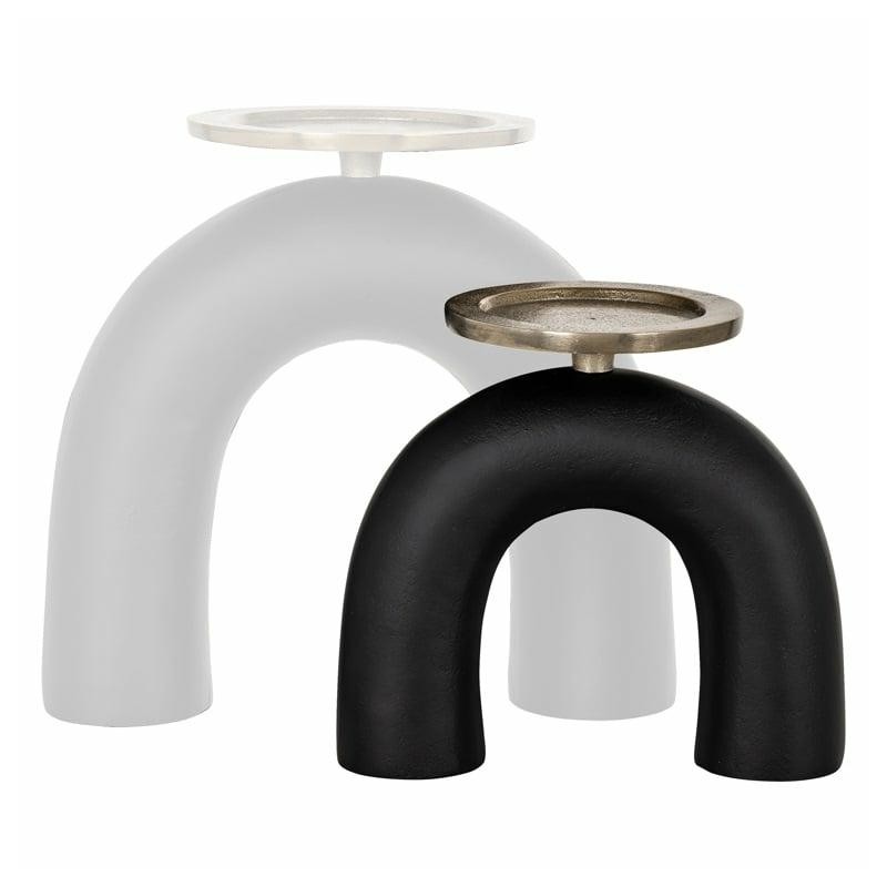 RICHMOND świecznik LIVI S czarno-złoty