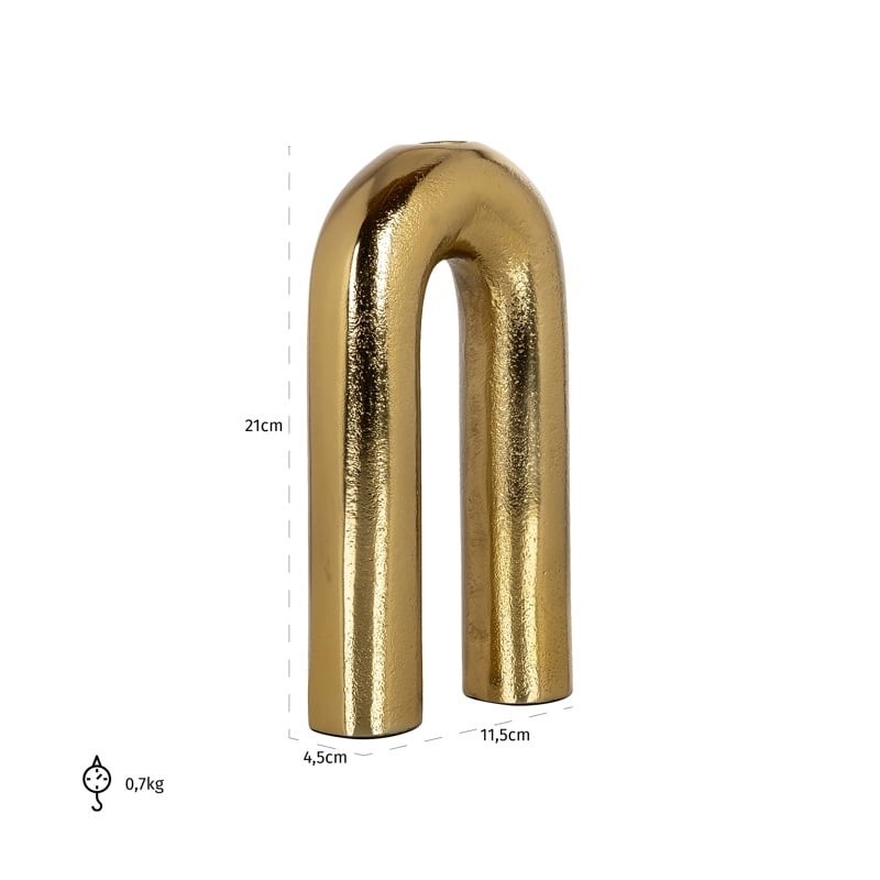 RICHMOND świecznik ROWIN L złoty