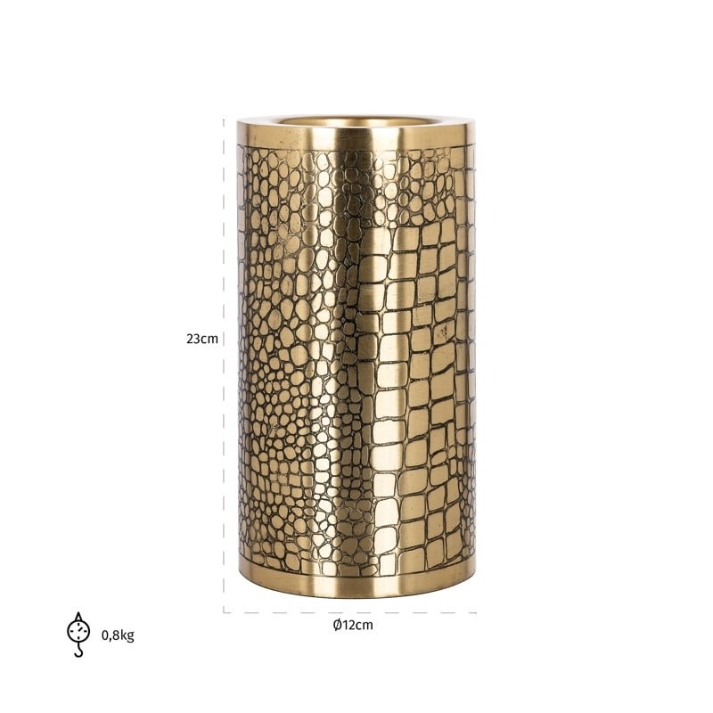 RICHMOND świecznik ELYN L złoty