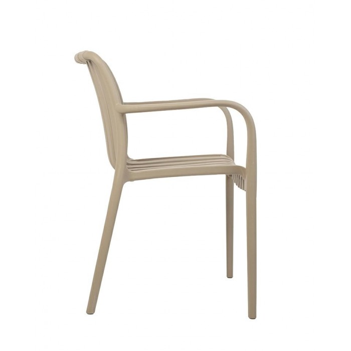 MODESTO krzesło Strips beżowe -...