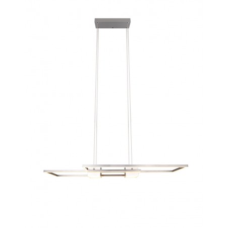 Trio Lampa wisząca LED nowoczesna ALBANY srebrny i odcienie srebra