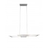 Trio Lampa wisząca LED nowoczesna ALBANY srebrny i odcienie srebra