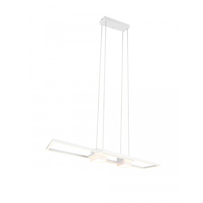 Trio Lampa wisząca LED nowoczesna ALBANY biały